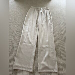 Abercrombie Satin Wide Leg Pants NWT